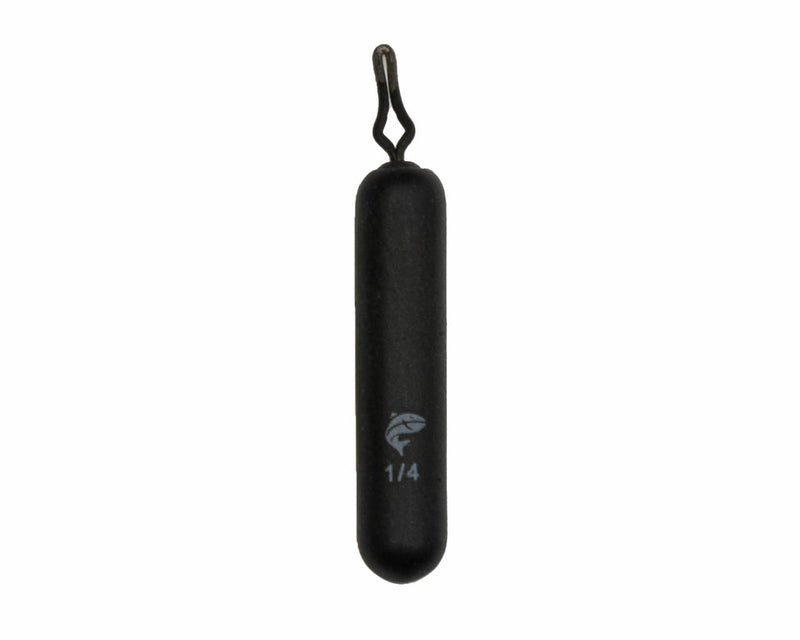 Tungsten Drop Shot Weight Cylinder Matte Black