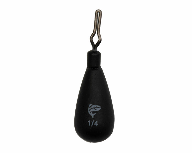 Tungsten Drop Shot Weight Tear Drop Matte Black