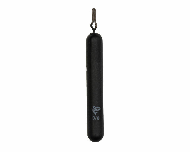 Tungsten Drop Shot Weight Cylinder Matte Black