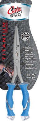 10.25" Titanium Bonded Stainless Steel Freshwater Long Needle Nose Pliers