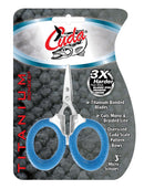 3" Titanium Bonded Braid and Mono Scissors