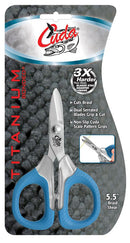 5.5インチ チタン接着大型ブレードシャー