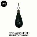 INVISASHOT Poids en tungstène Drop Shot - Tear Drop