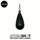INVISASHOT Poids en tungstène Drop Shot - Tear Drop