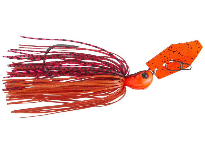 Z-MAN CBJH38-14 Chatterbait Jack Hammer 3/8 oz Fire Craw, Multi, One Size