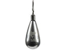 Tungsten Drop Shot Weight Tear Drop Silver