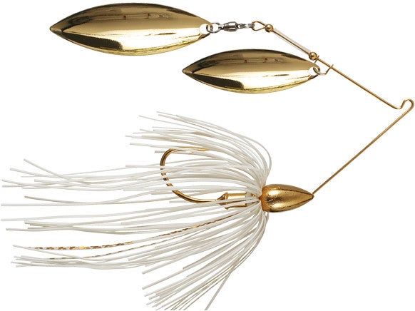 Spinnerbait à cadre doré Double Willow