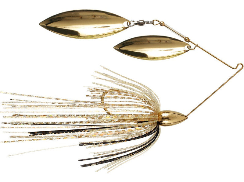 Spinnerbait à cadre doré Double Willow